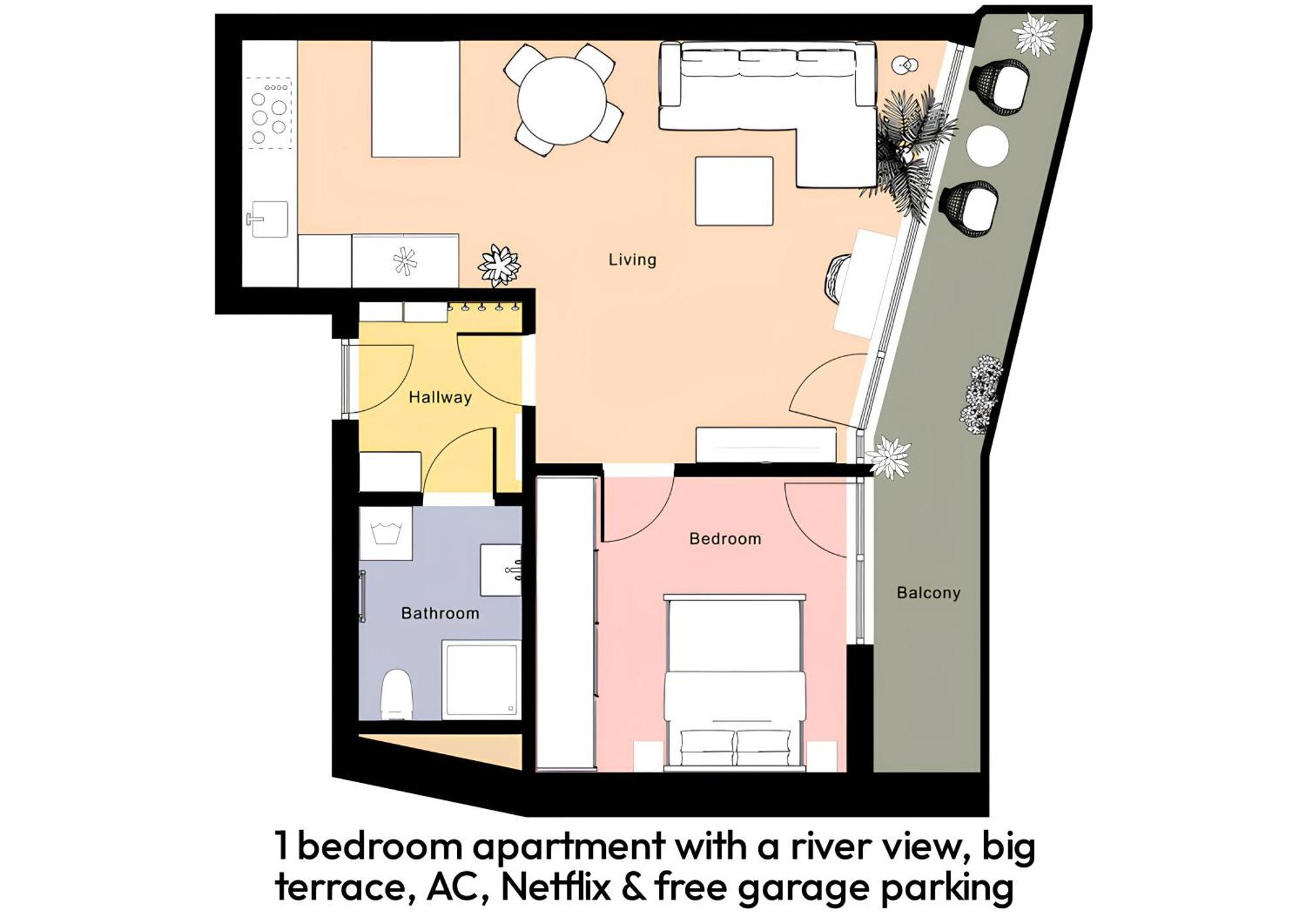 Fully Equipped Apartments With Terraces, Free Garage Parking, Netflix & Ac - By Apartmany Slapanice Cz Extérieur photo
